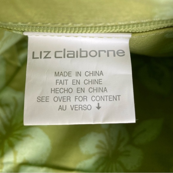 NWOT LIZ Claiborne Shoulder Bag Crochet Teal Blue with Yellow Accents. - Picture 7 of 15